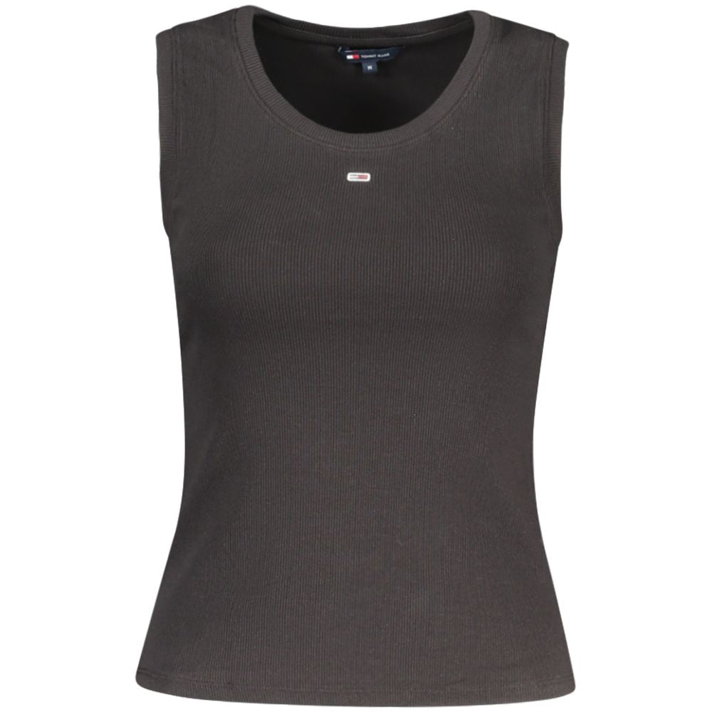 Tommy Hilfiger Black Cotton Women Tank Top | Regal Royce