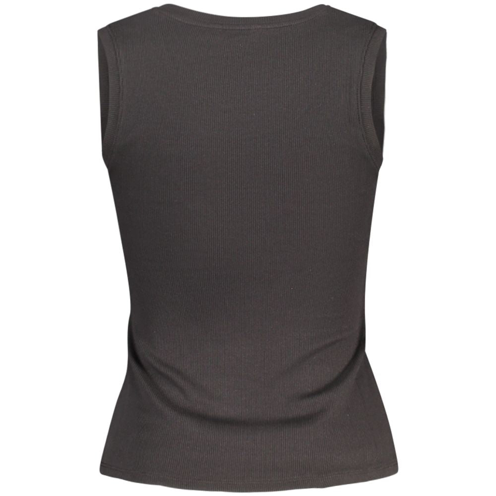 Tommy Hilfiger Black Cotton Women Tank Top | Regal Royce