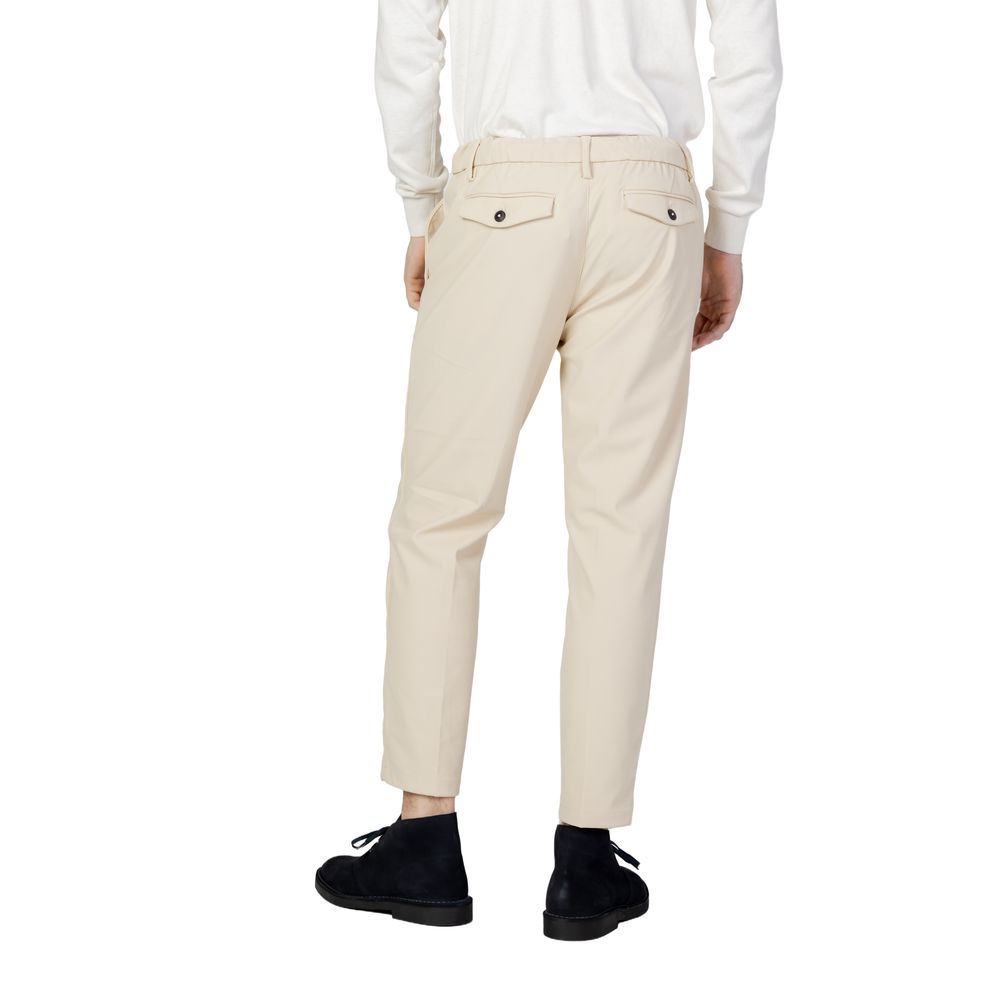 Borghese Beige Nylon Casual Pants | Regal Royce