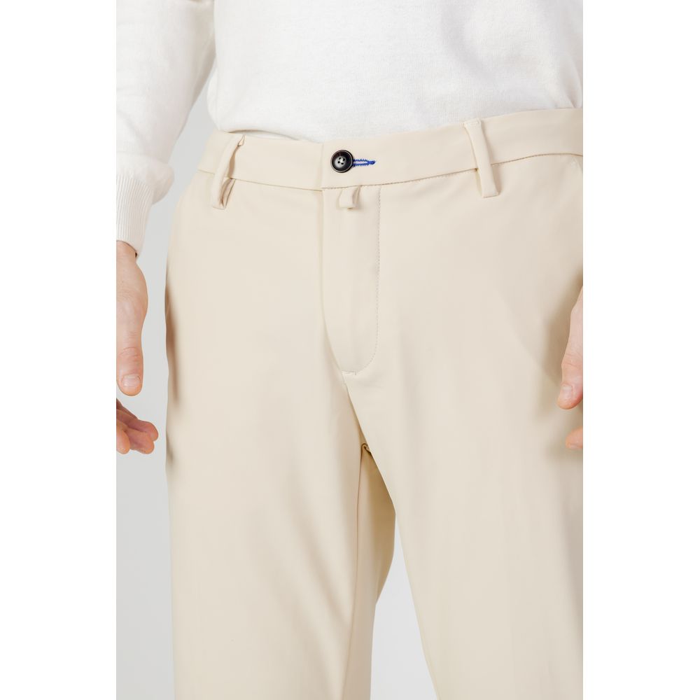 Borghese Beige Nylon Casual Pants | Regal Royce