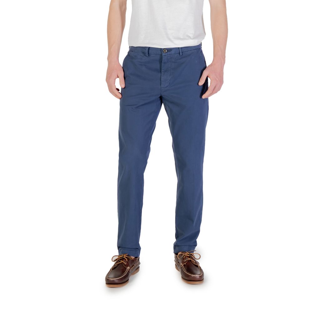 Borghese Blue Cotton Skinny Pants | Regal Royce