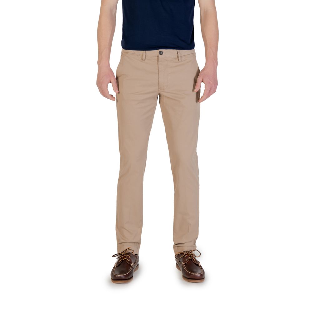 Borghese Beige Cotton Skinny Pants | Regal Royce