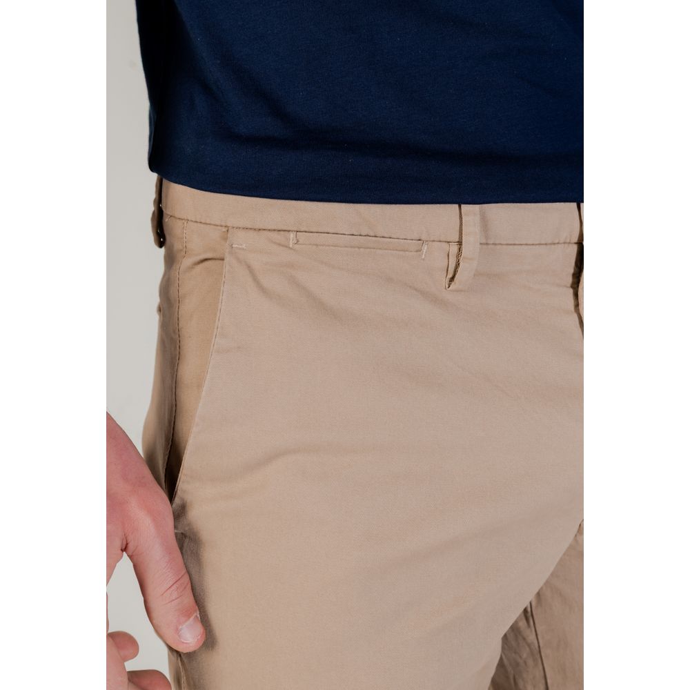 Borghese Beige Cotton Skinny Pants | Regal Royce