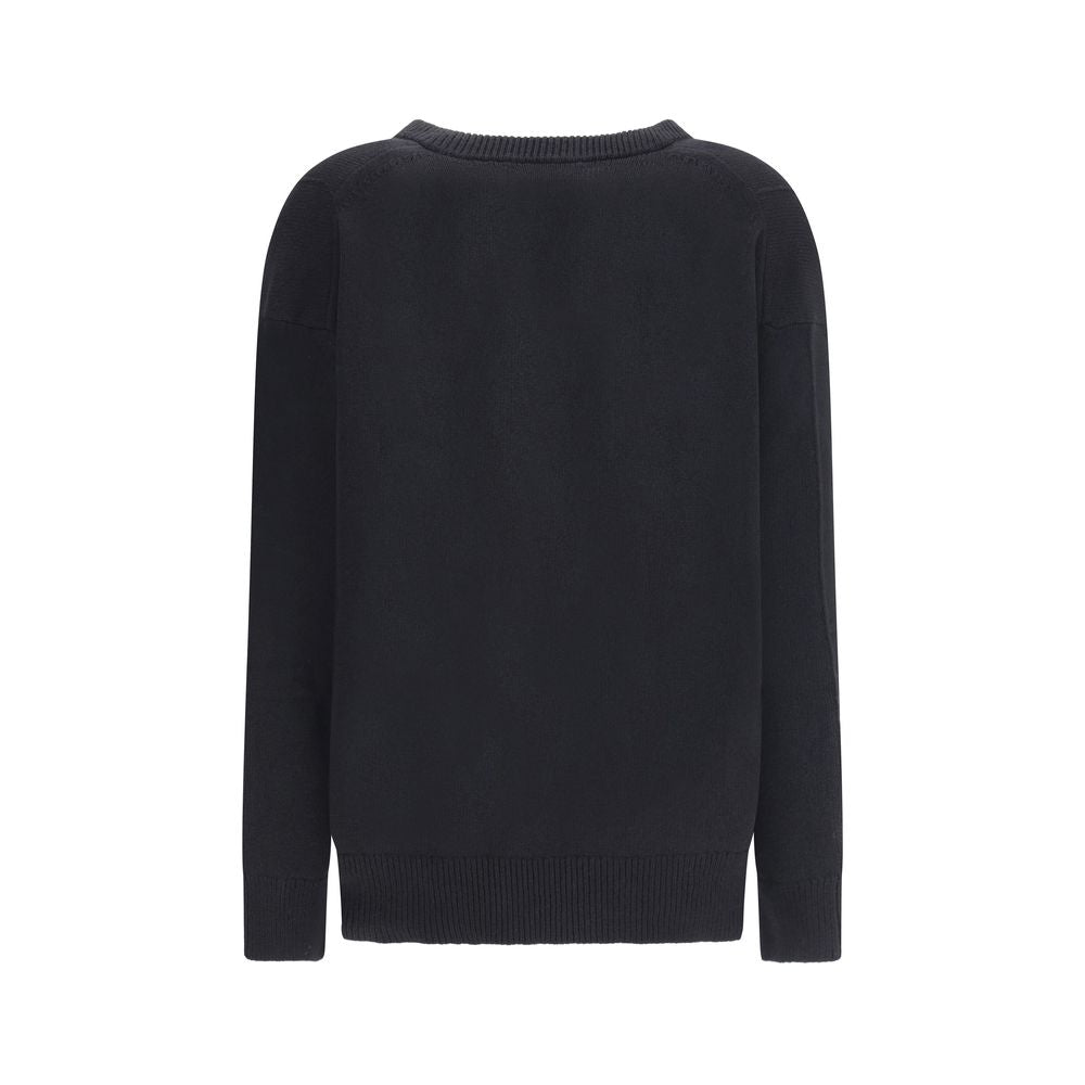 Jil Sander Black Wool Sweatshirt | Regal Royce