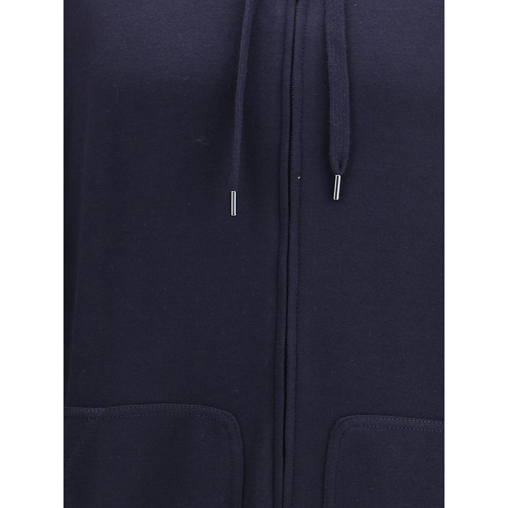 Brunello Cucinelli Blue Cashmere Sweatshirt | Regal Royce