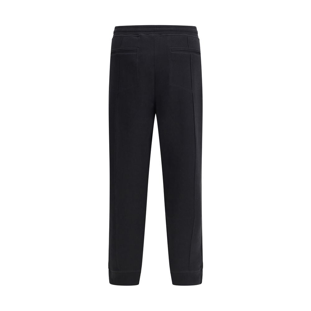 Brunello Cucinelli Black Cotton Joggers (Workout Pants) | Regal Royce