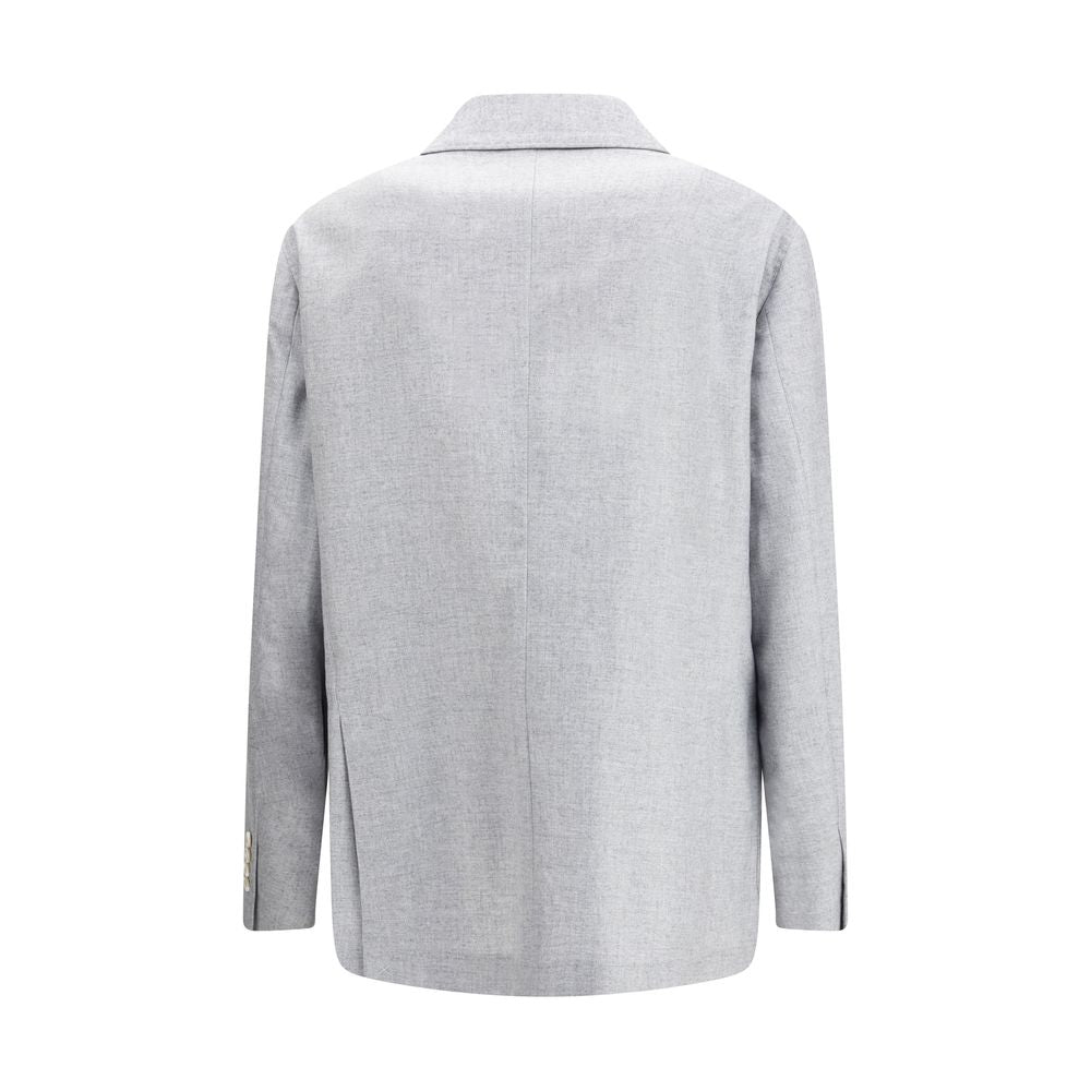 Brunello Cucinelli Gray Wool Blazer | Regal Royce