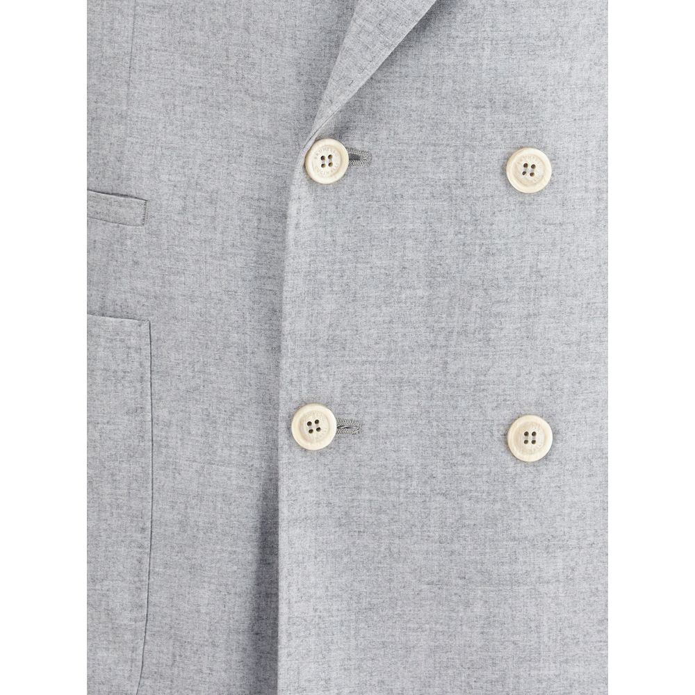 Brunello Cucinelli Gray Wool Blazer | Regal Royce