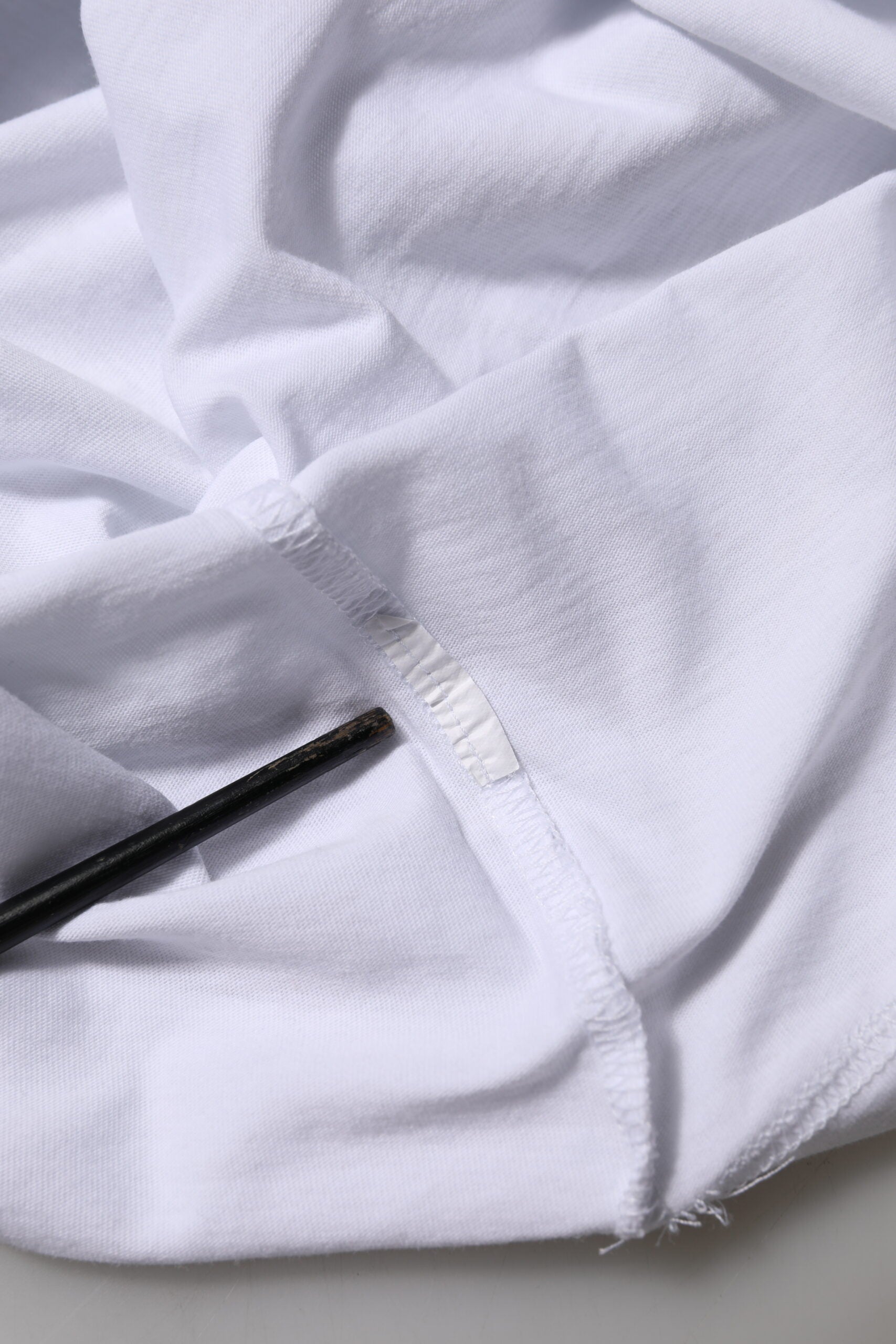 Dolce & Gabbana White Cotton V-Neck Short Sleeves T-Shirt | Regal Royce