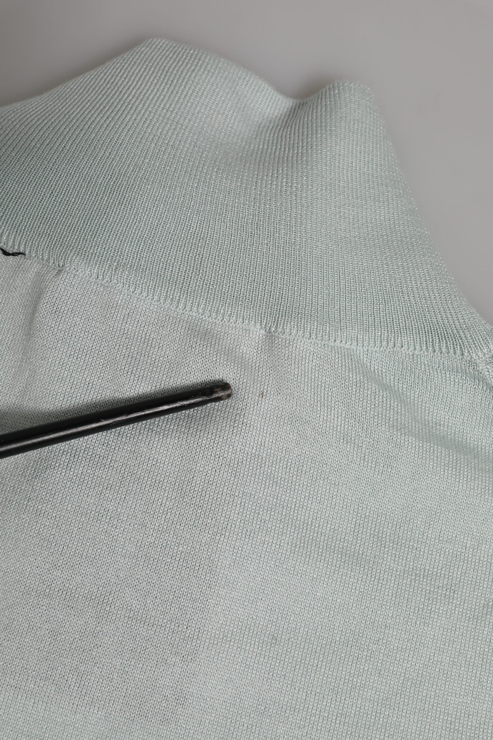 Dolce & Gabbana Gray Turtle Neck 3/4 Sleeves Pullover Top | Regal Royce