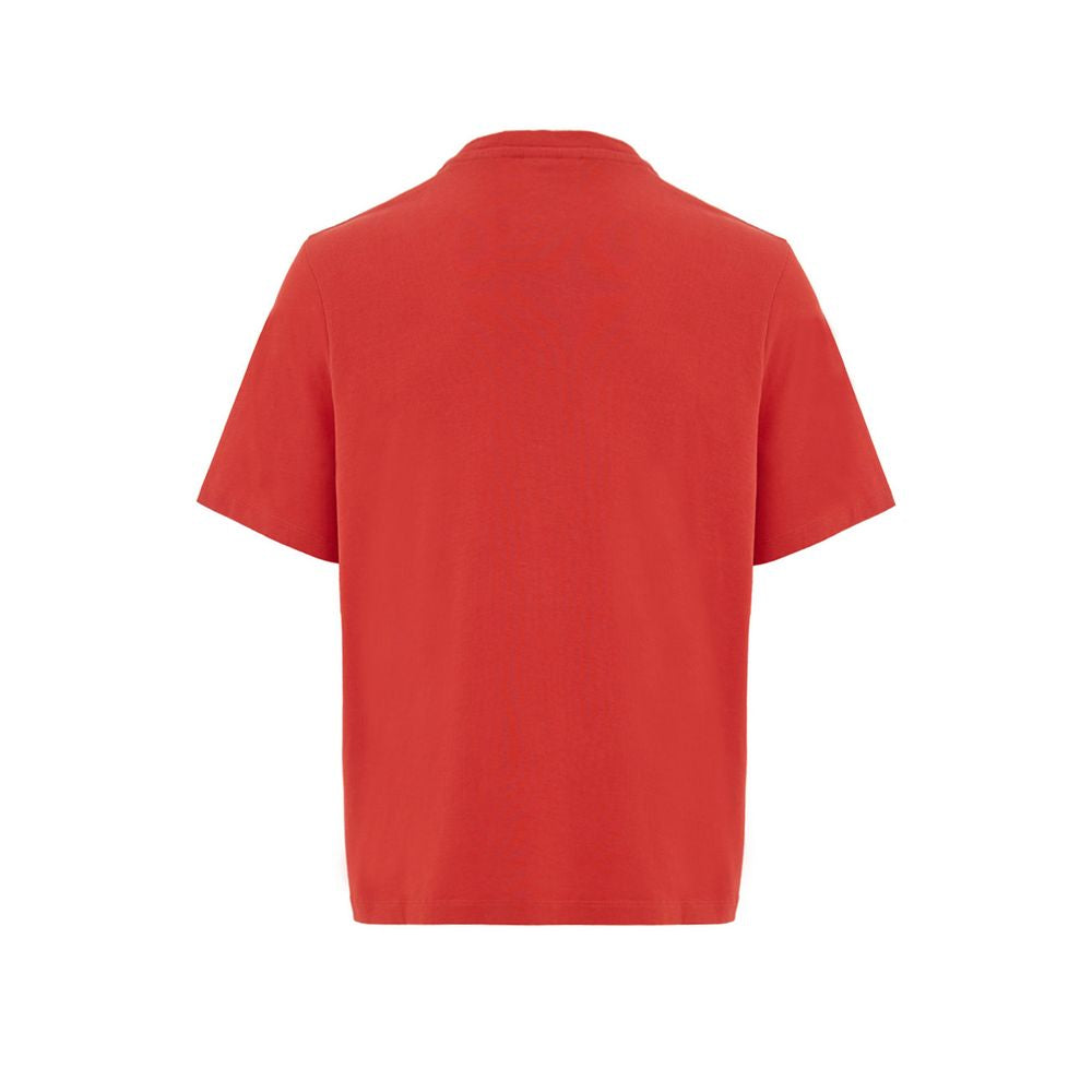Maison Kitsuné Red Cotton T-Shirt | Regal Royce
