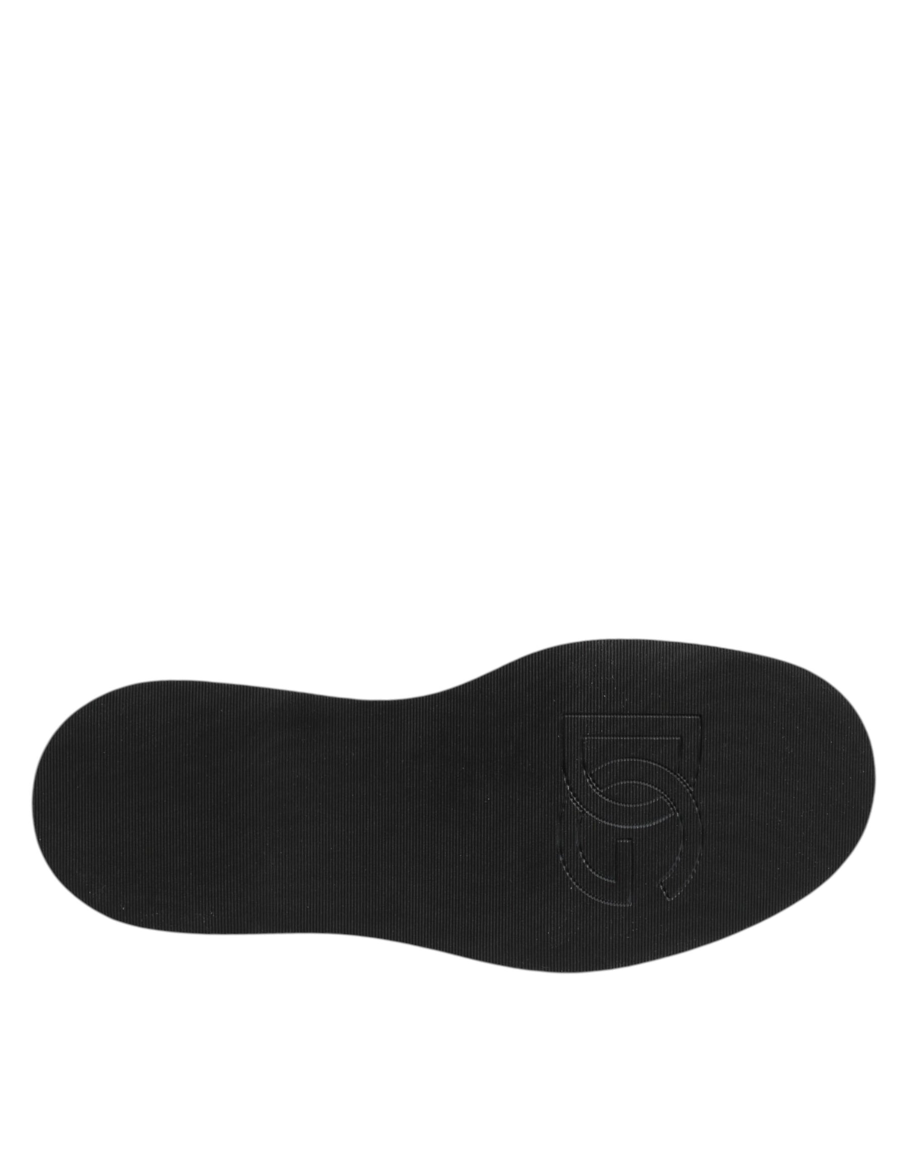 Dolce & Gabbana Black Crystal Strass Mid Calf Short Boots  Shoes | Regal Royce