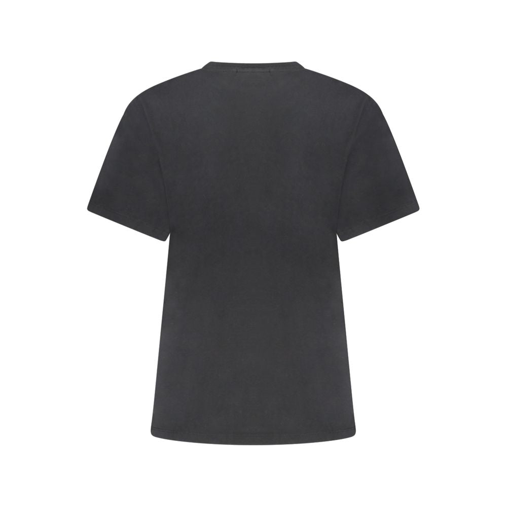 Napapijri Black Cotton Women T-Shirt | Regal Royce