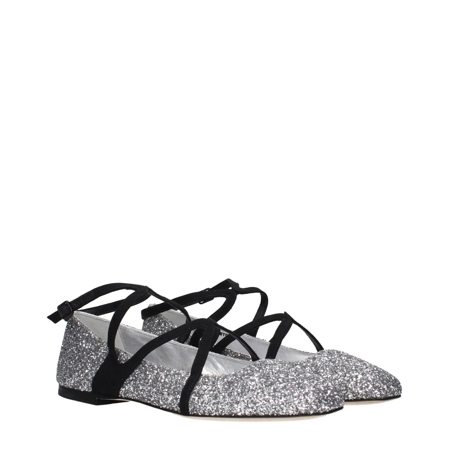 Jimmy Choo Gray Plastic Ballet Flats | Regal Royce