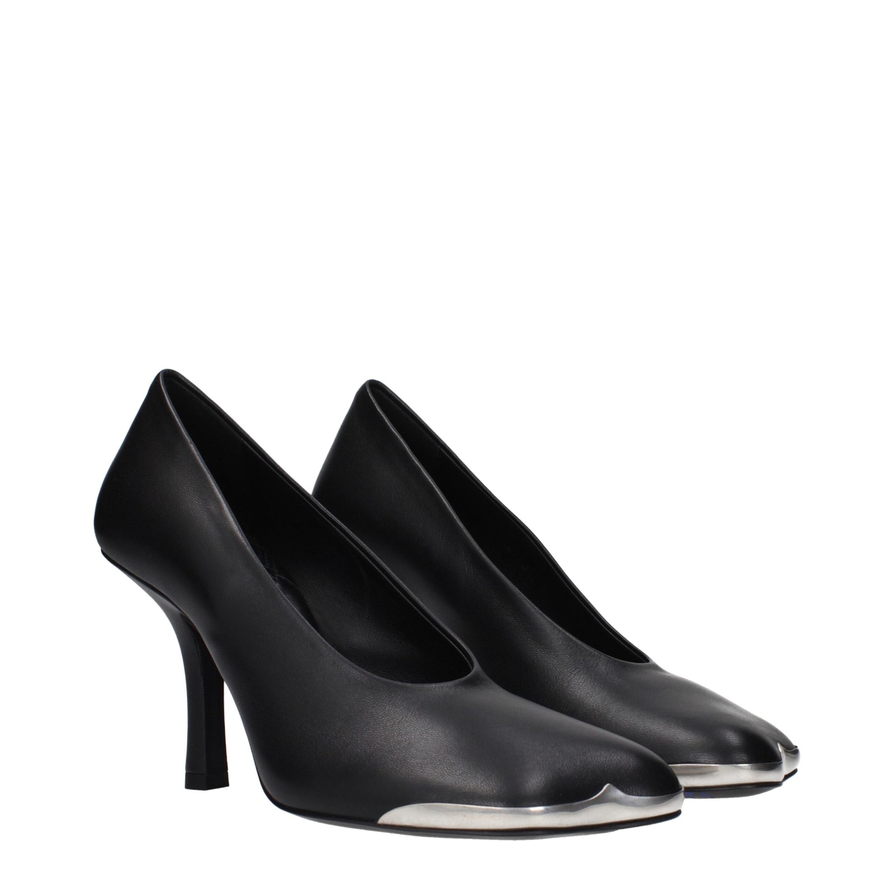 Burberry Black Leather High Heel Pumps | Regal Royce