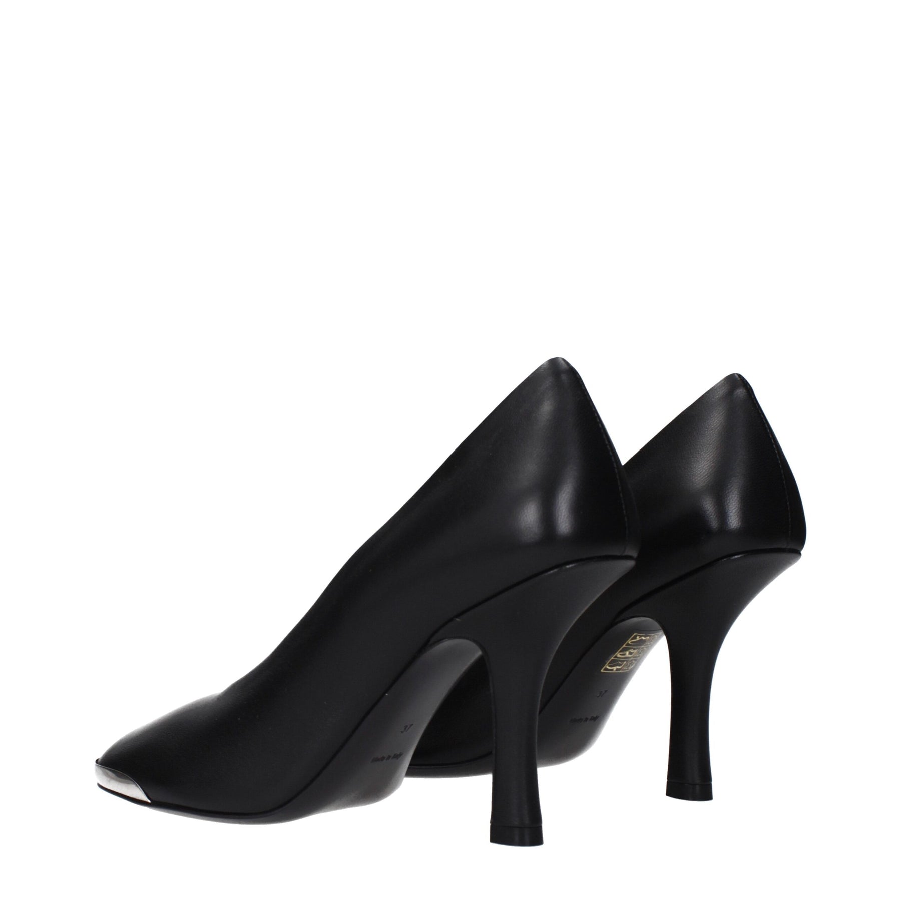 Burberry Black Leather High Heel Pumps | Regal Royce