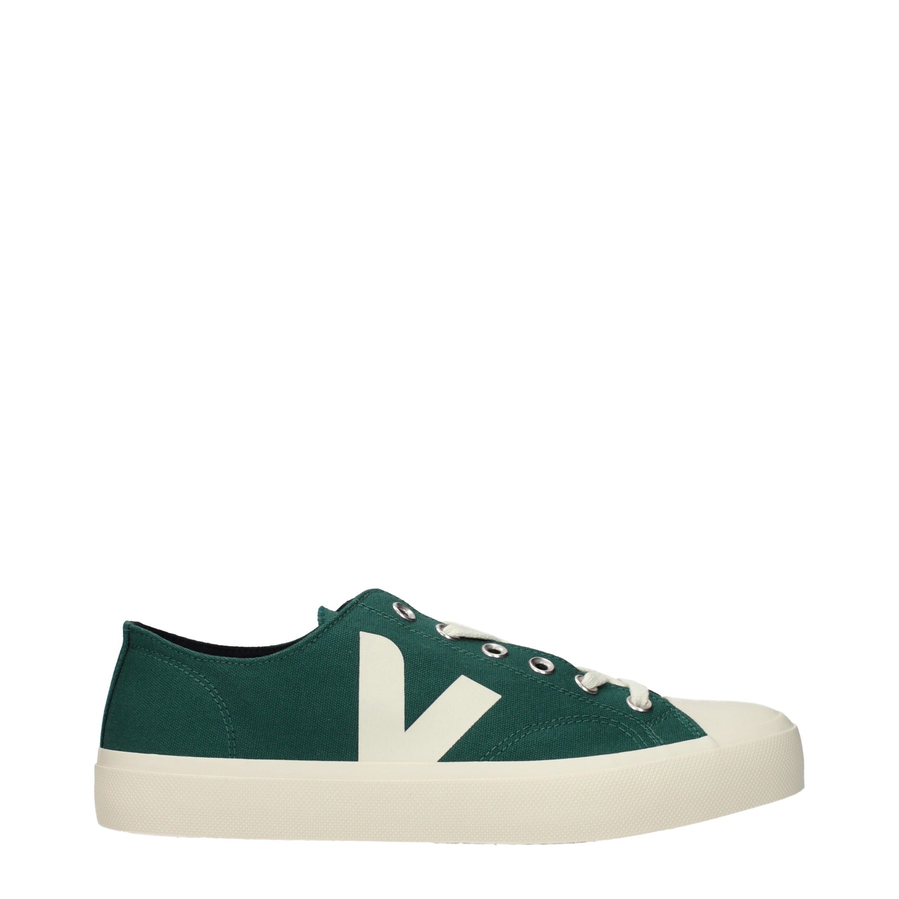 Veja Green Fabric Low Top Sneakers | Regal Royce