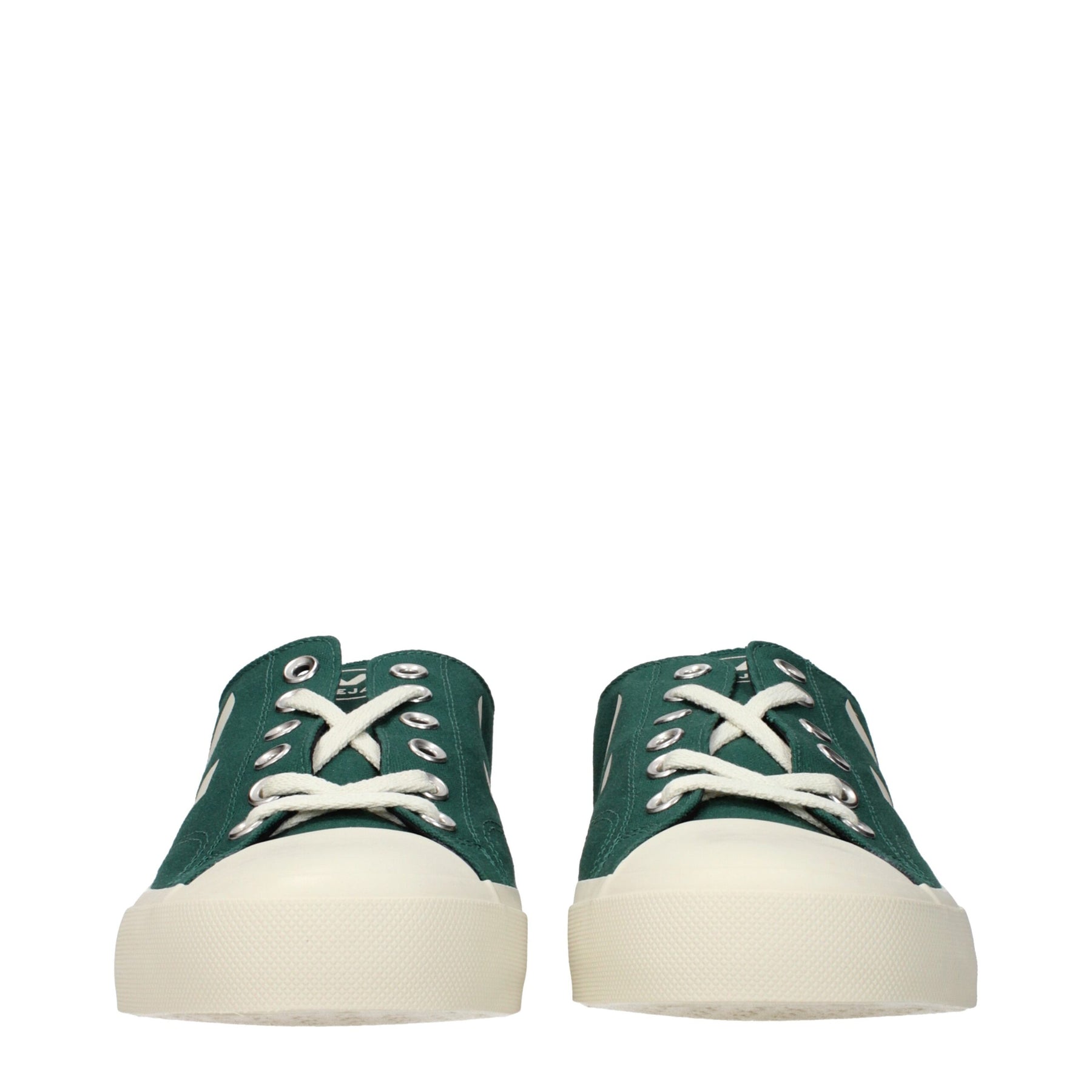Veja Green Fabric Low Top Sneakers | Regal Royce