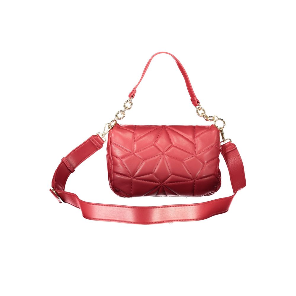 Mario Valentino Rosso Polyurethane Women Shoulder Bag | Regal Royce