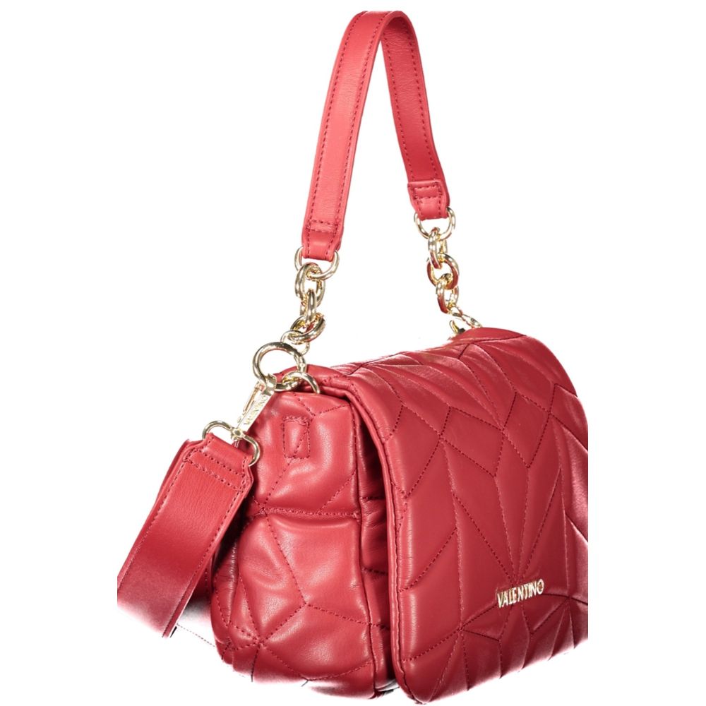 Mario Valentino Rosso Polyurethane Women Shoulder Bag | Regal Royce
