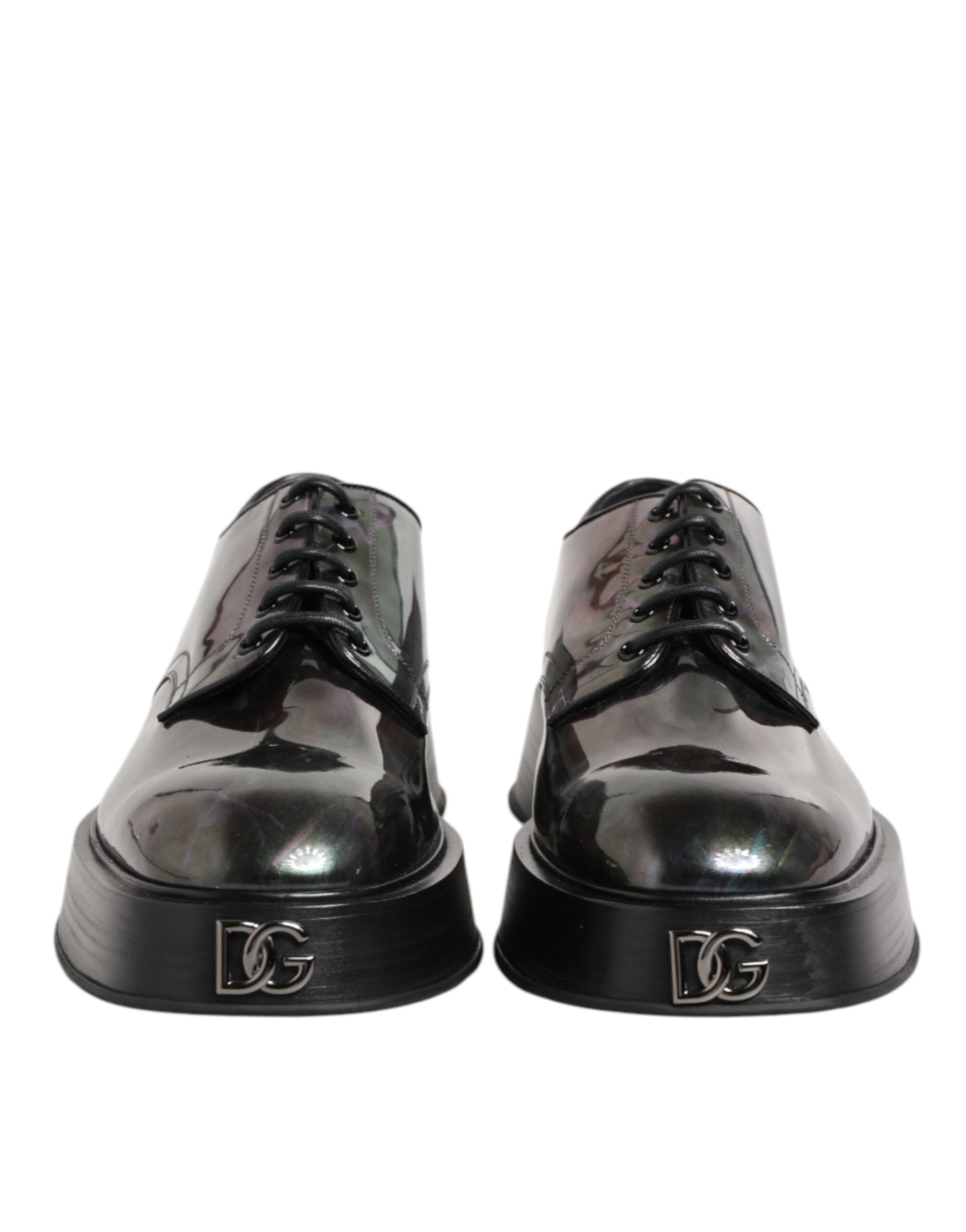Dolce & Gabbana Multicolor Leather Lace-up Men Formal Derby Shoes | Regal Royce