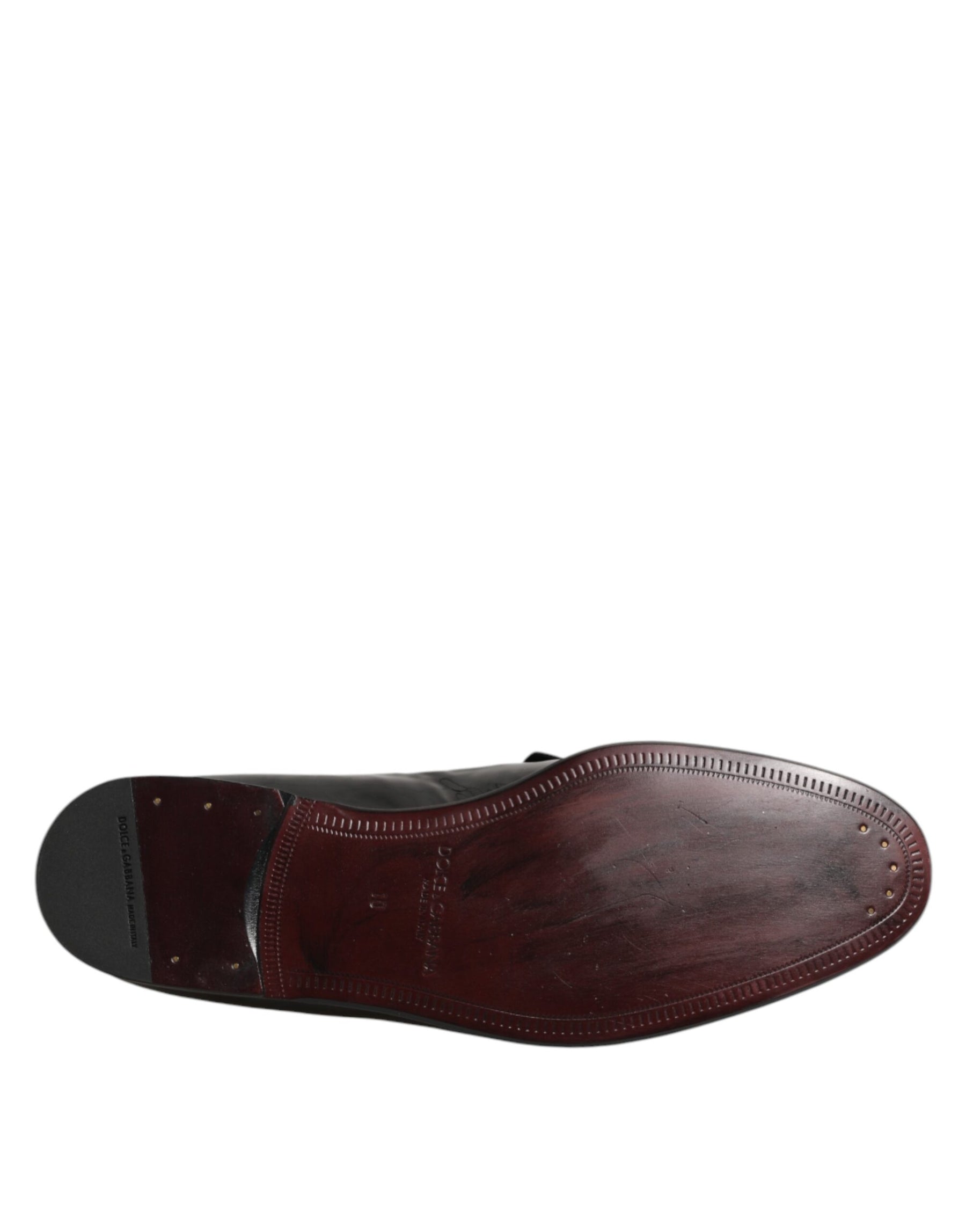 Dolce & Gabbana Leather Loafers Men Formal Dress Shoes | Regal Royce