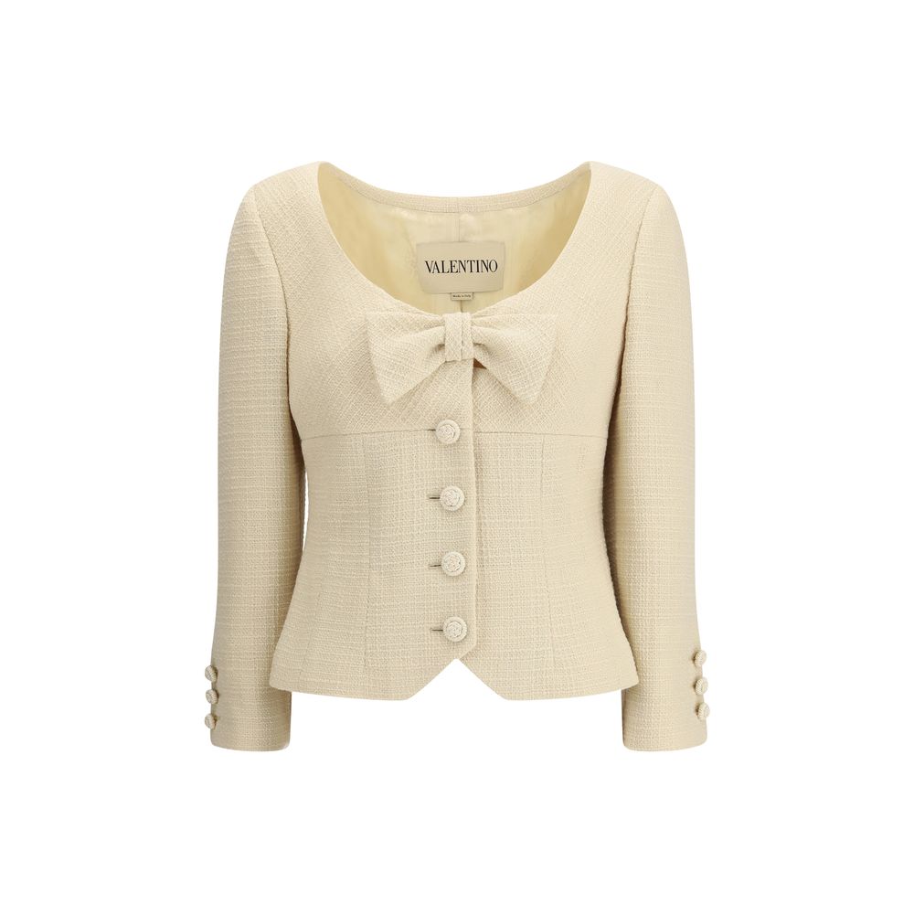 Valentino Cream Fleece Wool Coat | Regal Royce