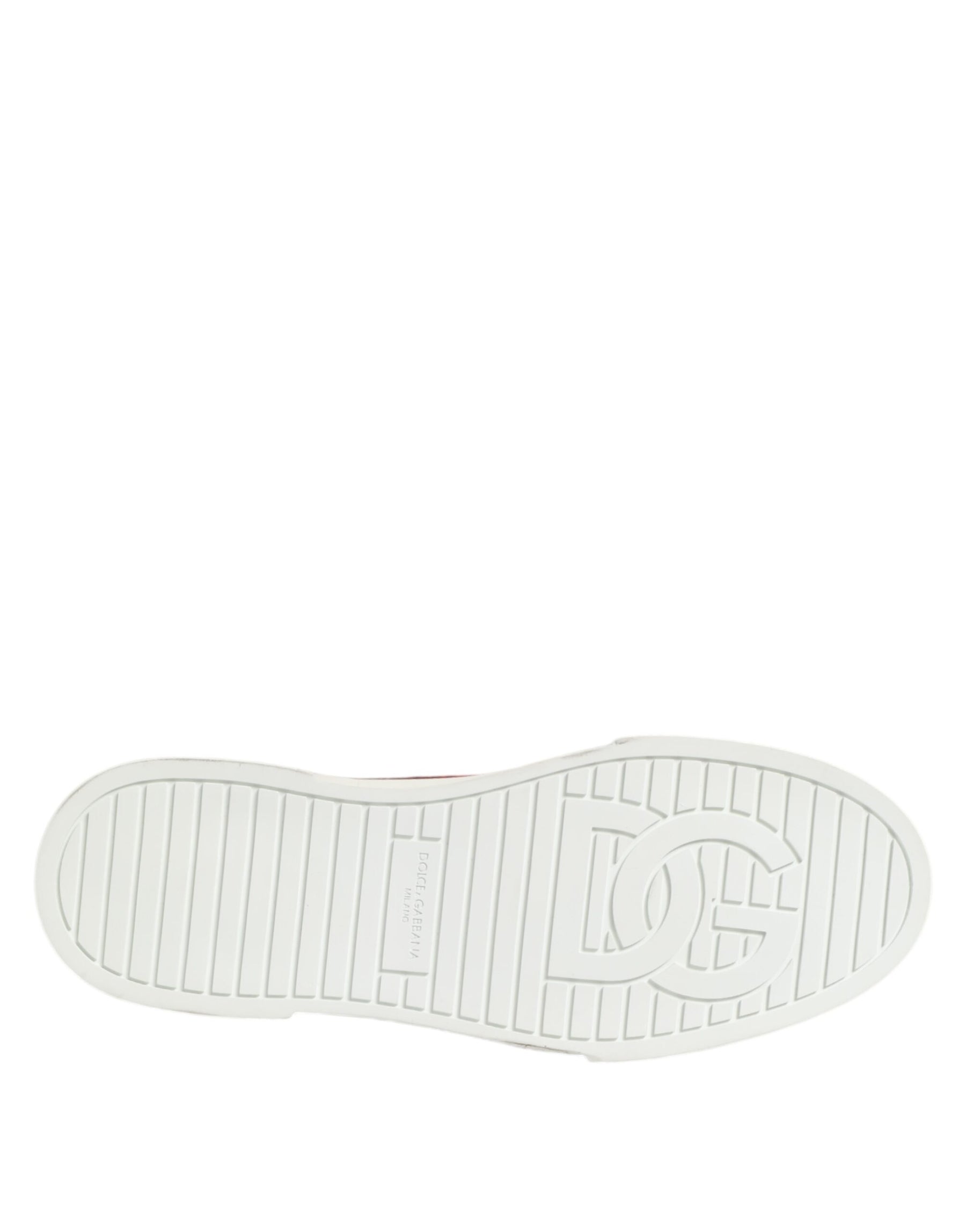 Dolce & Gabbana Multicolor Cotton High Top Men Sneakers Shoes | Regal Royce