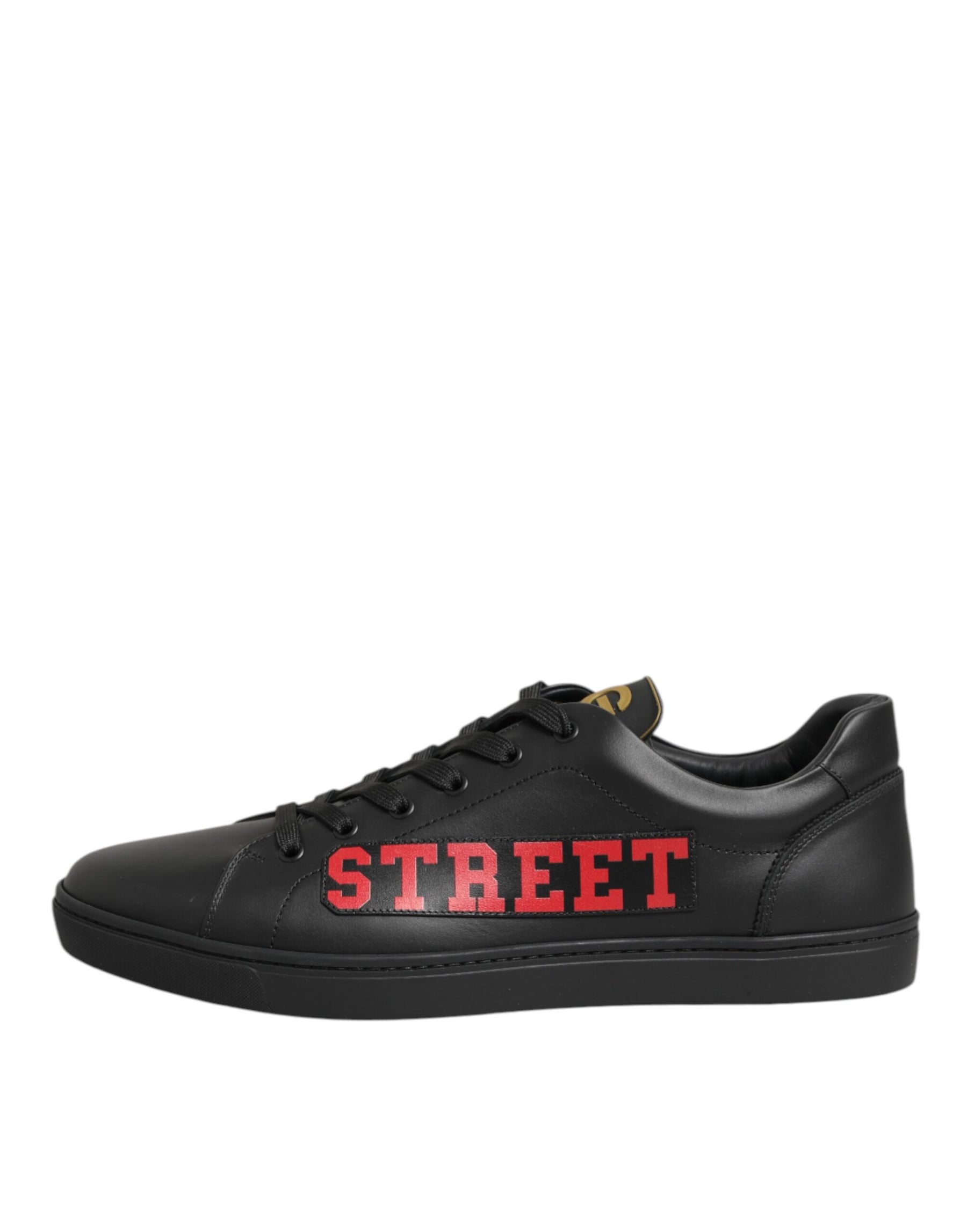 Dolce & Gabbana Black Street Life Low Top Men Sneakers Shoes | Regal Royce