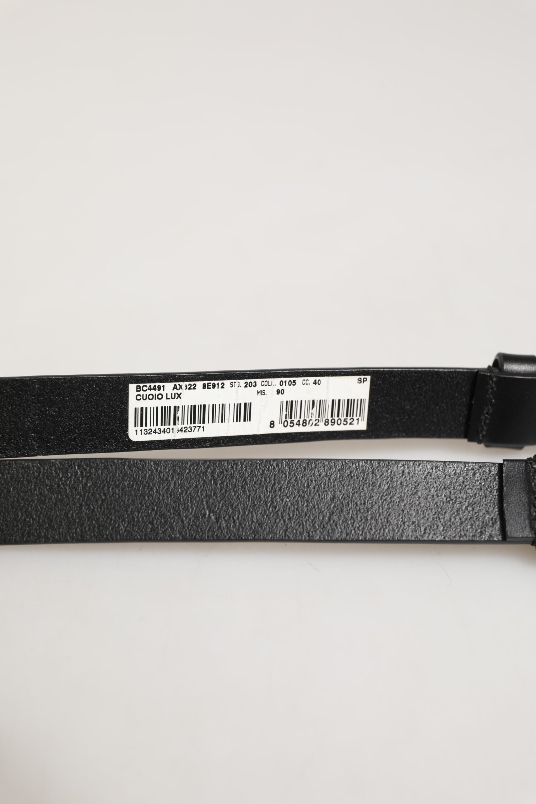 Dolce & Gabbana Black Double Strap Leather Silver Buckle Belt | Regal Royce