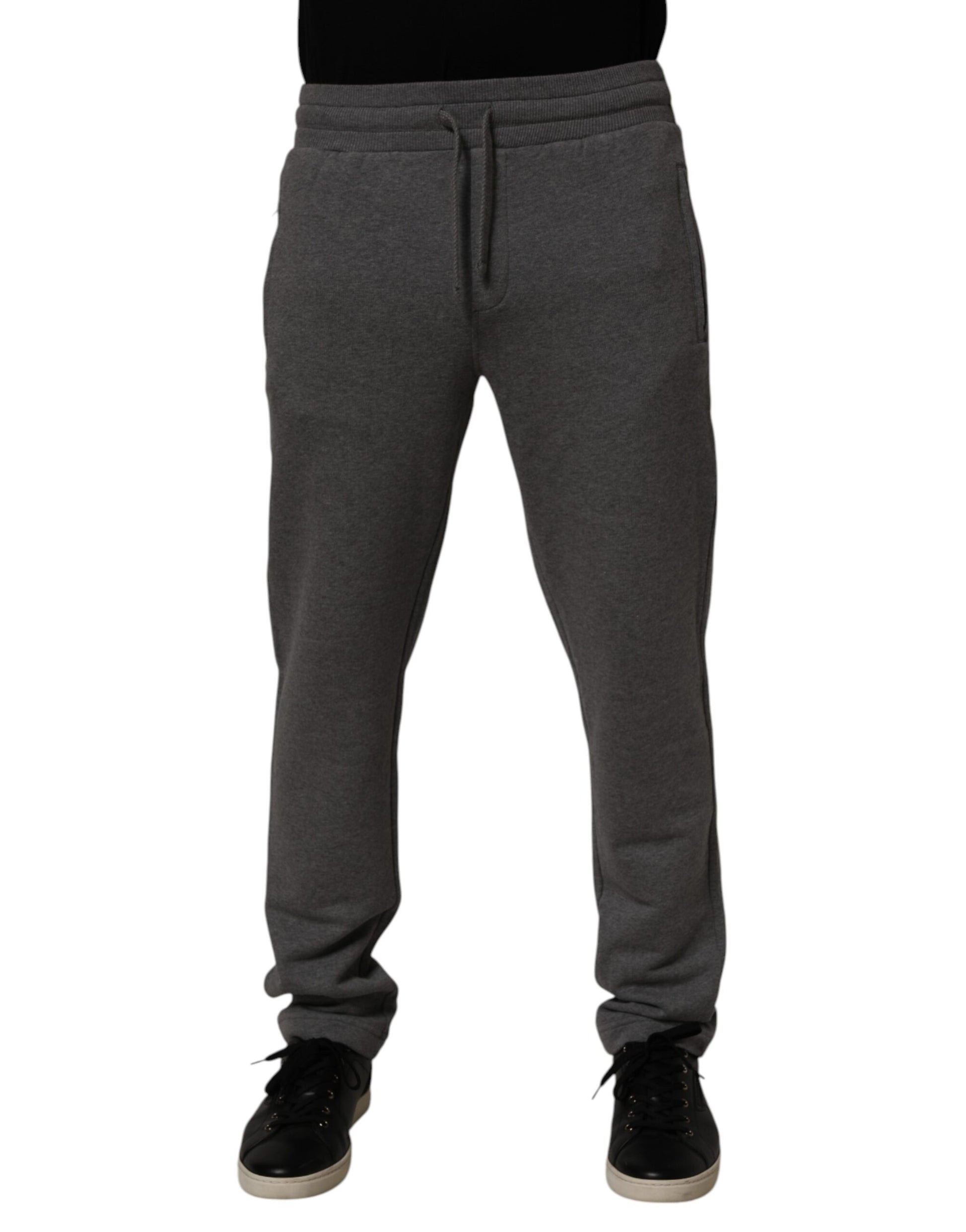 Dolce & Gabbana Gray Cotton Jogger Sweatpants Trouser Pants | Regal Royce