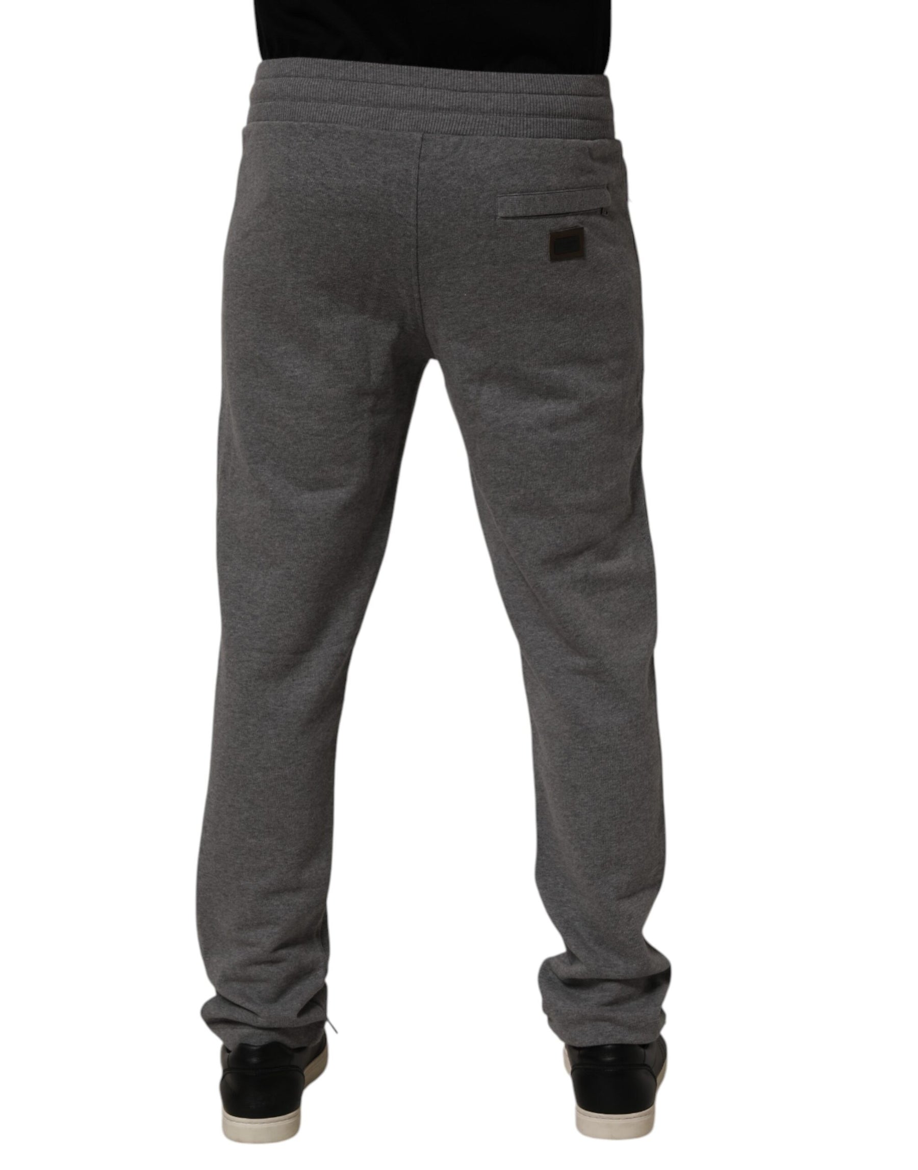 Dolce & Gabbana Gray Cotton Jogger Sweatpants Trouser Pants | Regal Royce