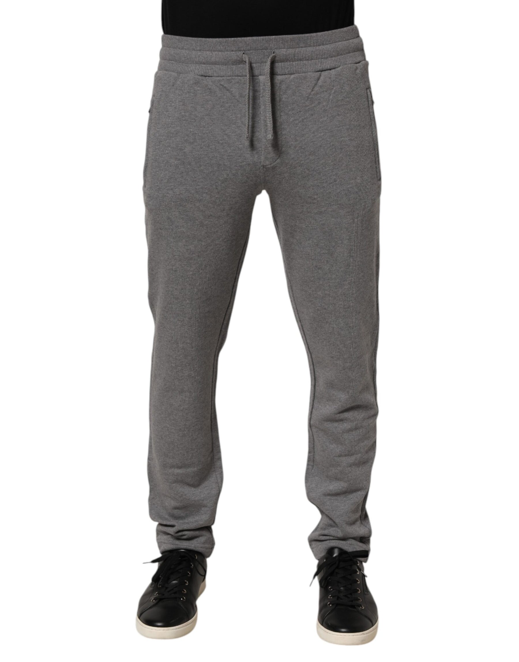 Dolce & Gabbana Cotton Jogger Sweatpants Trouser Gray | Regal Royce