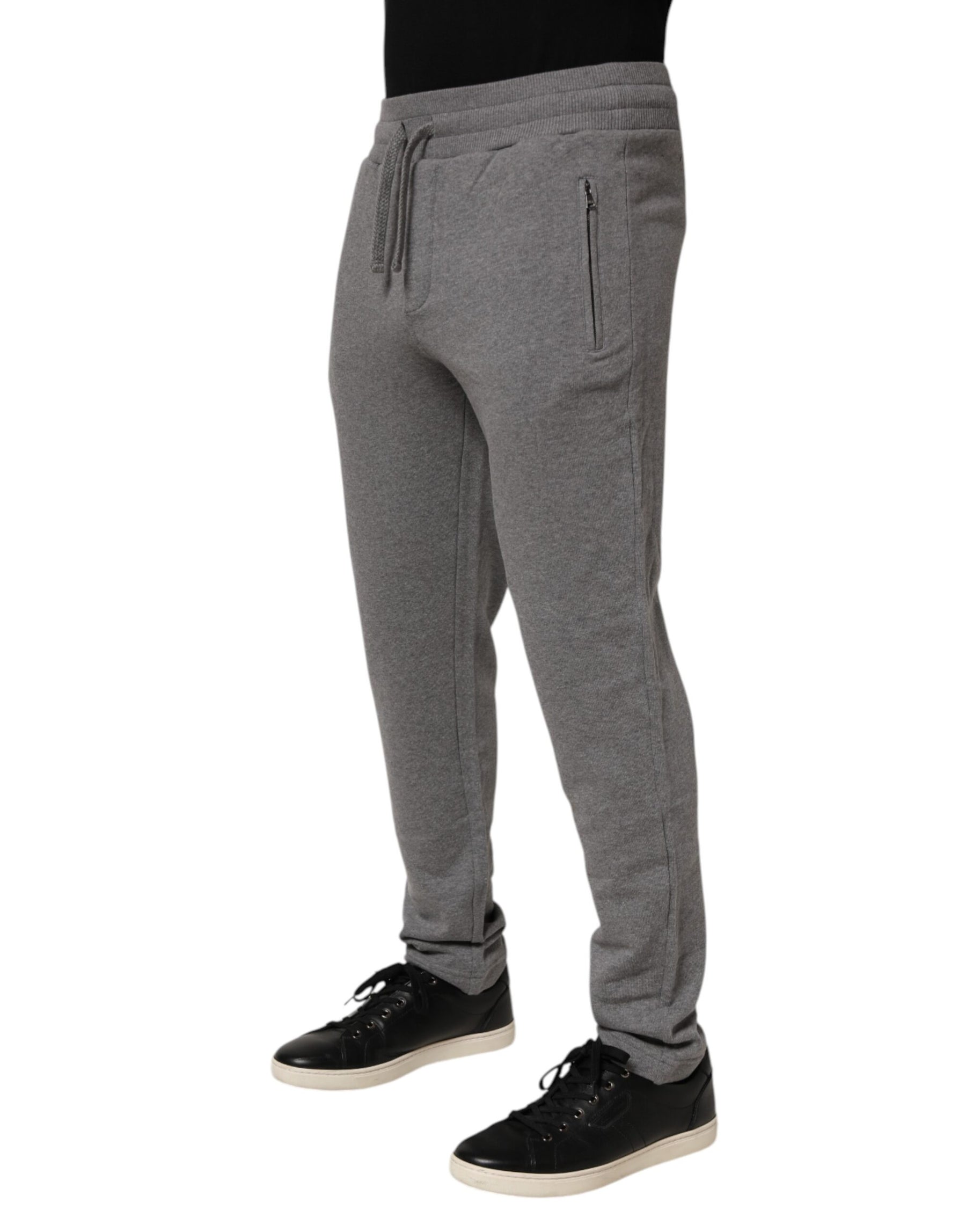 Dolce & Gabbana Cotton Jogger Sweatpants Trouser Gray | Regal Royce
