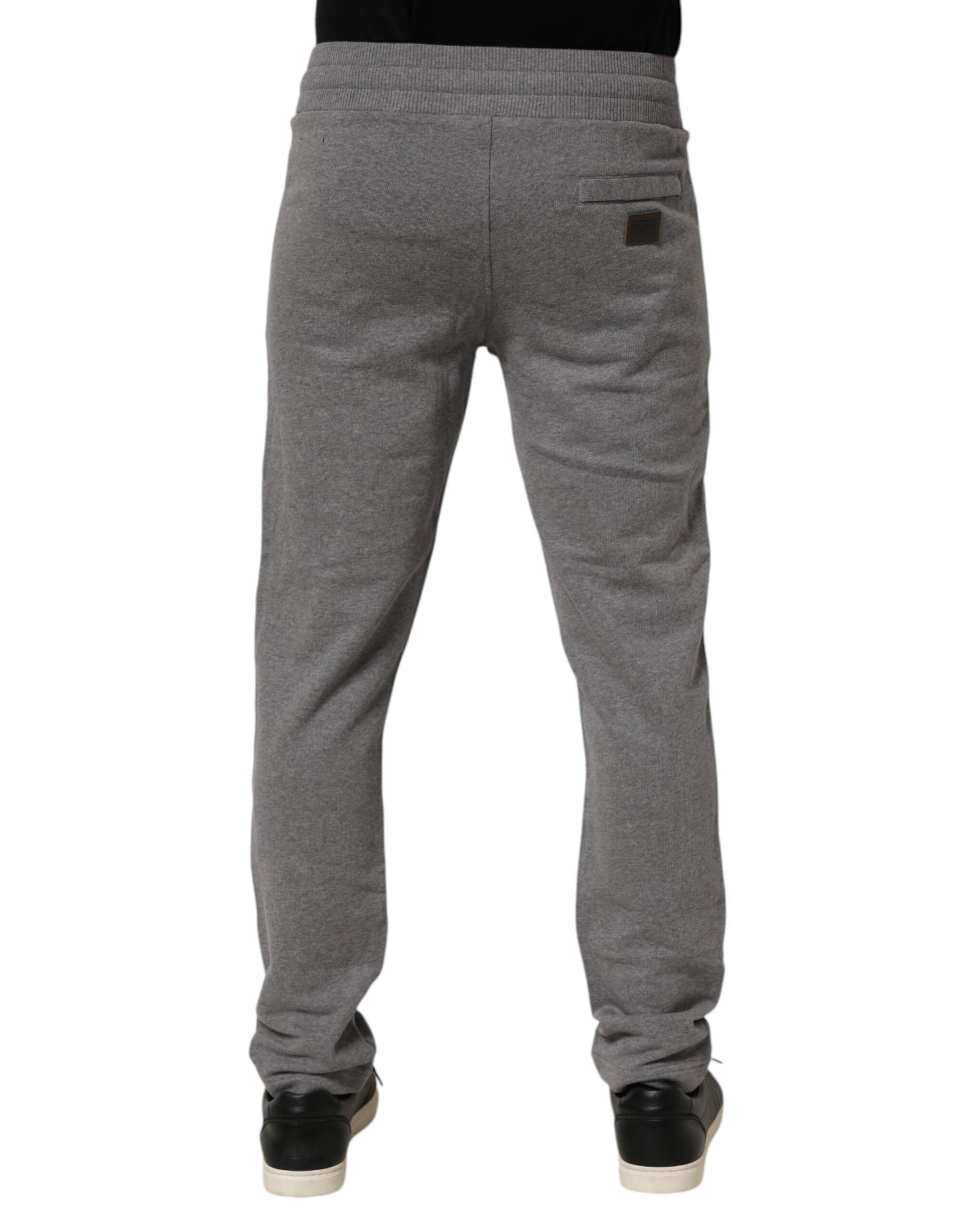 Dolce & Gabbana Cotton Jogger Sweatpants Trouser Gray | Regal Royce