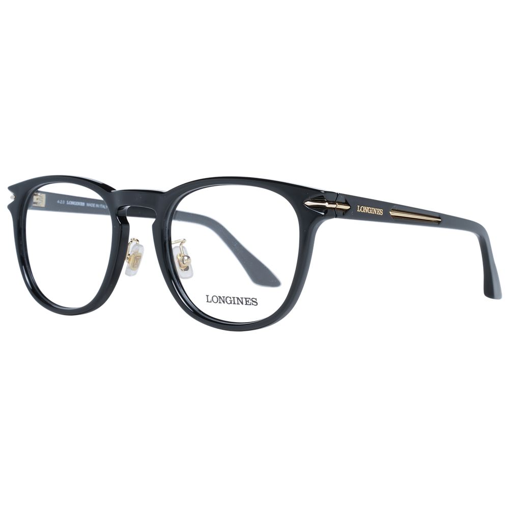 Longines Black Plastic Glasses (Frames) | Regal Royce