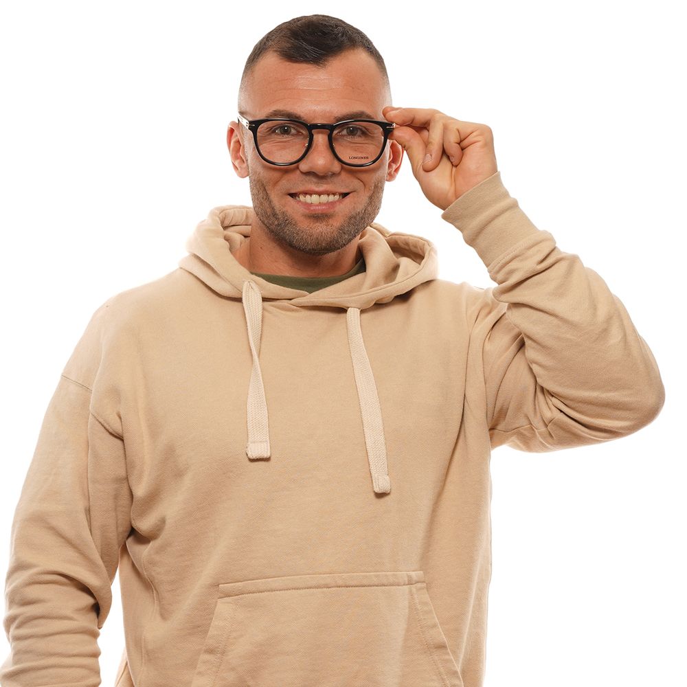 Longines Black Plastic Glasses (Frames) | Regal Royce