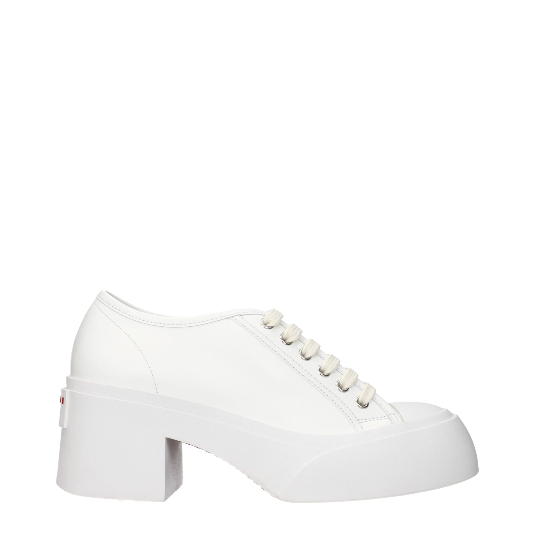Marni White Leather Platform Sneakers | Regal Royce