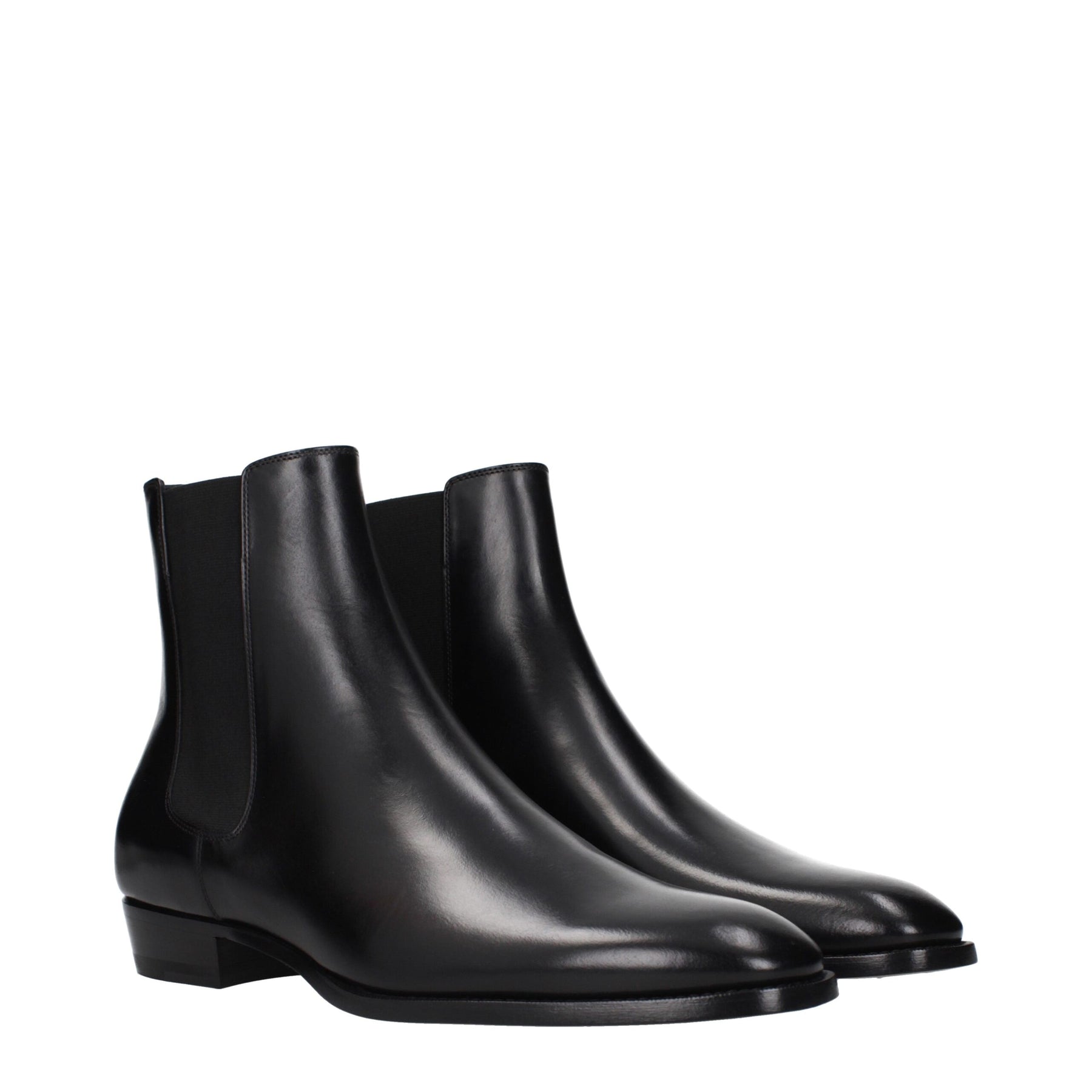Celine Black Leather Ankle Boots | Regal Royce