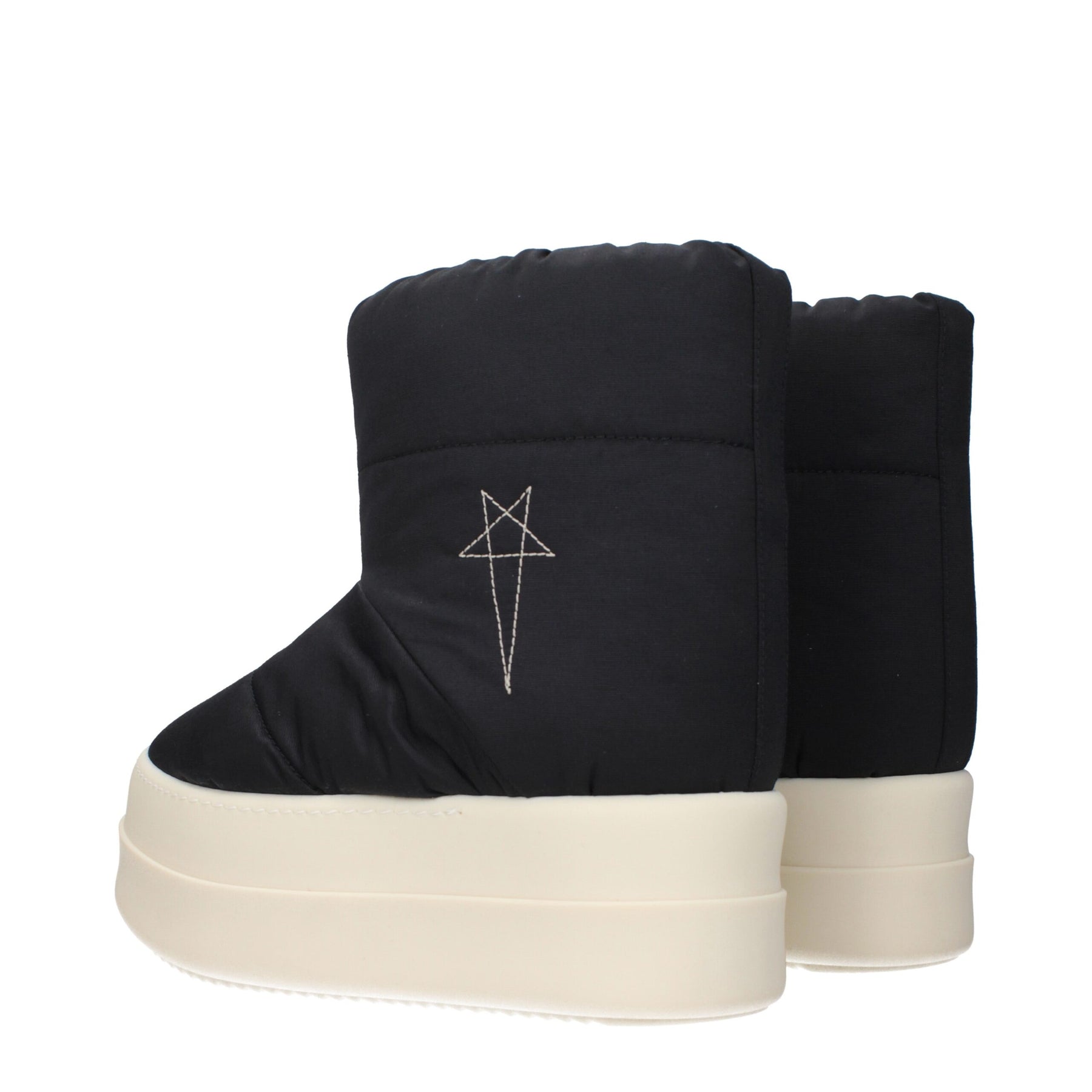 Rick Owens Black Fabric Ankle Boots | Regal Royce