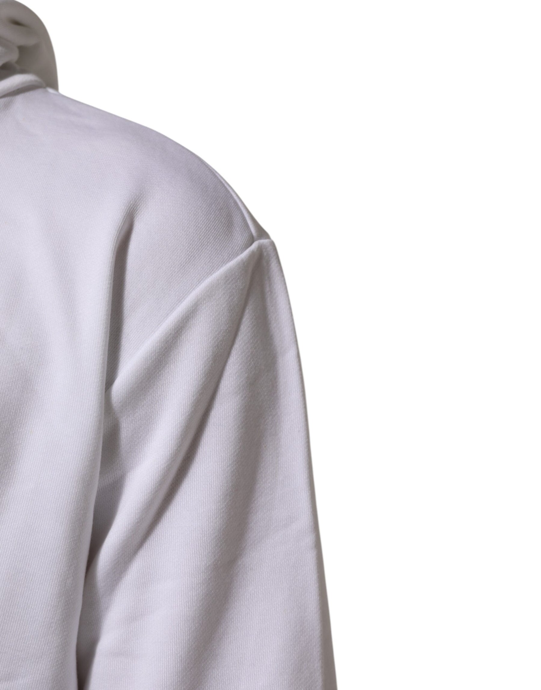 Dolce & Gabbana White Sacred Heart Hooded Sweatshirt Sweater | Regal Royce