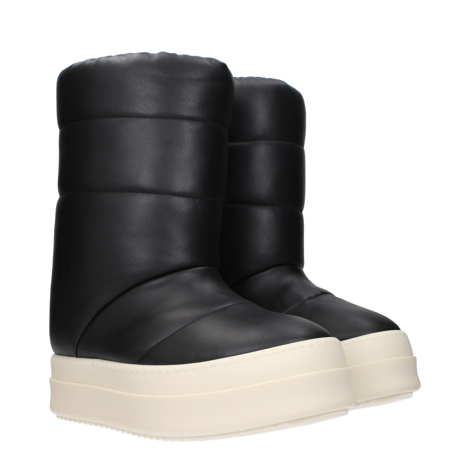 Rick Owens Black Leather Ankle Boots | Regal Royce