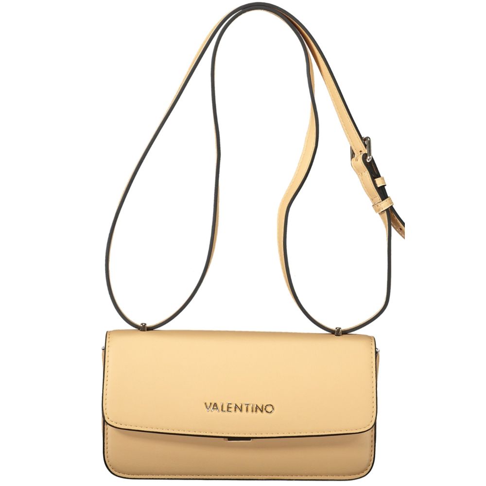Mario Valentino Beige Polyurethane Women Handbag | Regal Royce
