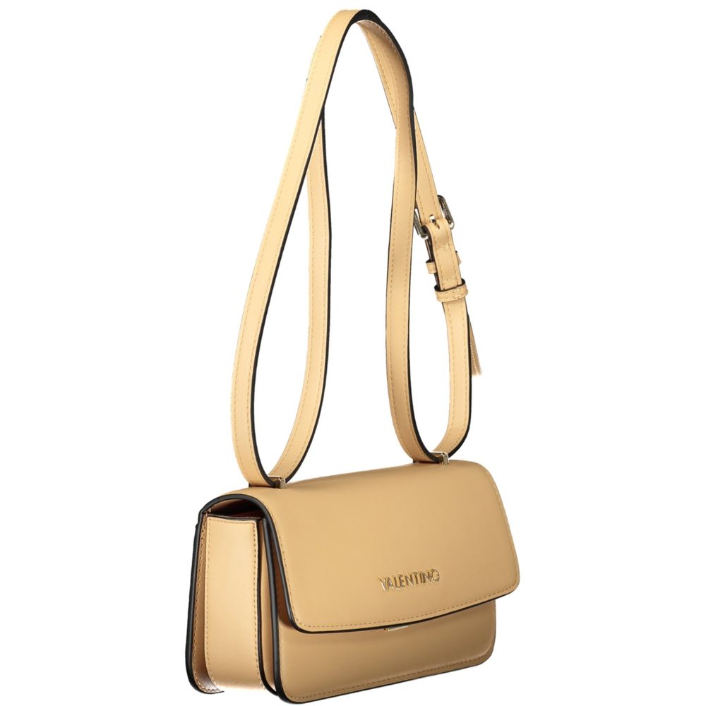 Mario Valentino Beige Polyurethane Women Handbag | Regal Royce