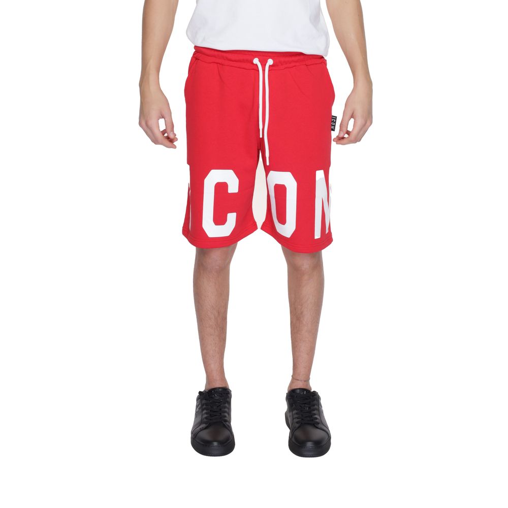Icon Red Cotton Bermuda Shorts | Regal Royce