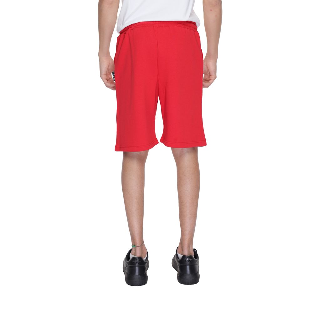 Icon Red Cotton Bermuda Shorts | Regal Royce