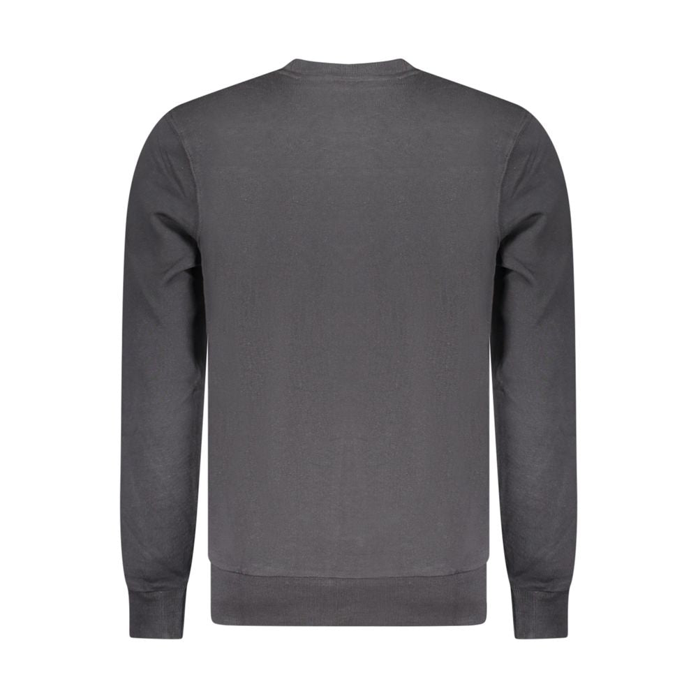 North Sails Black Cotton Men Sweatshirt | Regal Royce