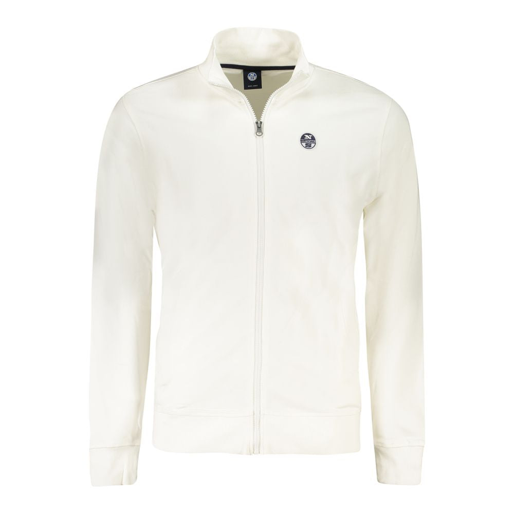 North Sails White Cotton Men's Sweatshirt | Regal Royce