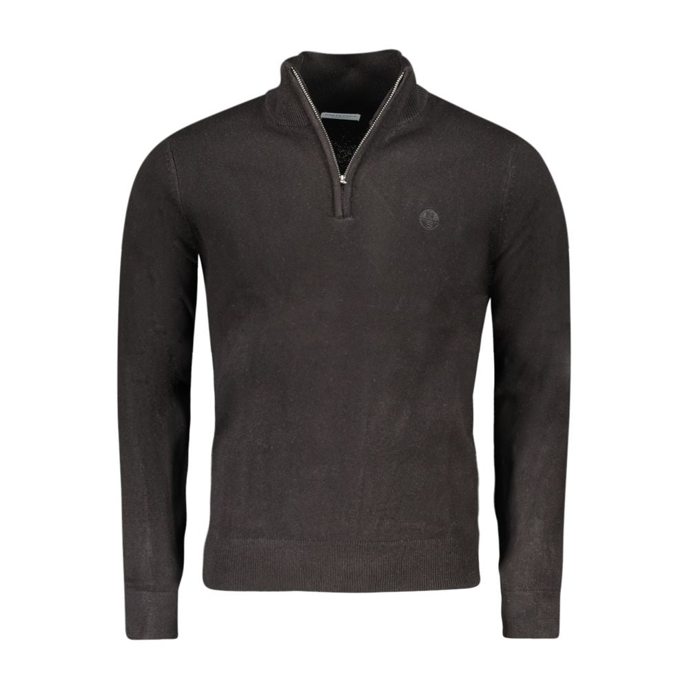 North Sails Black Acrylic Men Sweater | Regal Royce