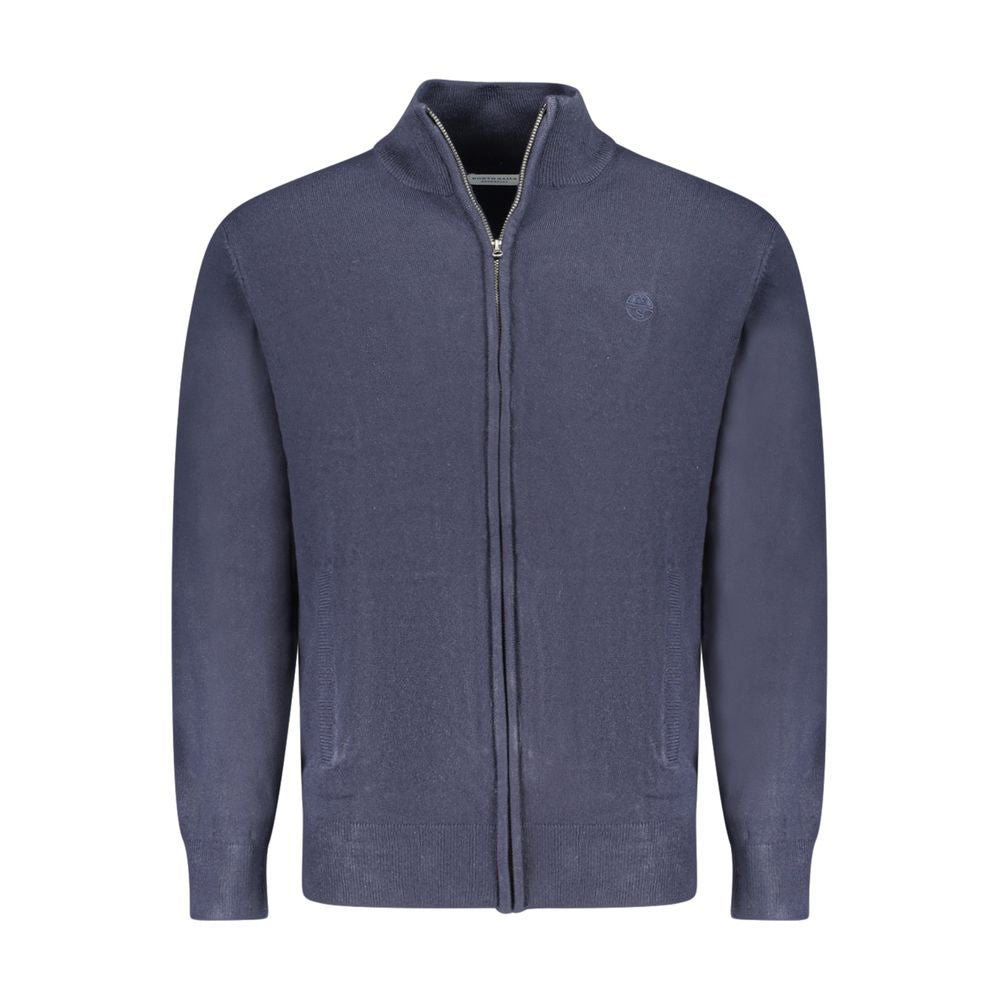 North Sails Blue Acrylic Men Cardigan | Regal Royce